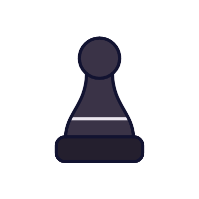 Chess pawn, Animated Icon, Lineal
