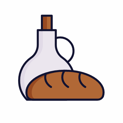 Food resources, Animated Icon, Lineal