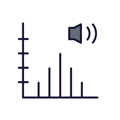 Sonometer, Animated Icon, Lineal