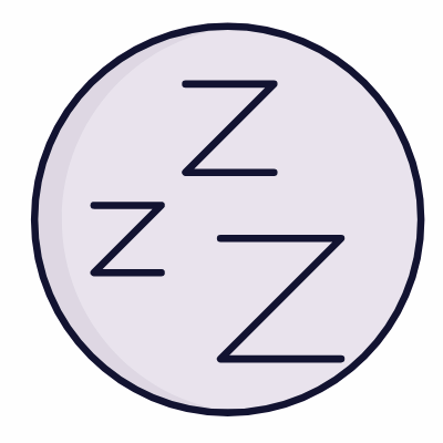 Sleep, Animated Icon, Lineal