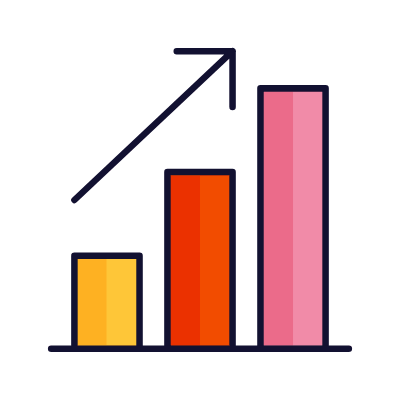 Bar chart, Animated Icon, Lineal