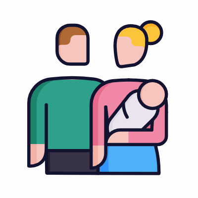 Parenting, Animated Icon, Lineal