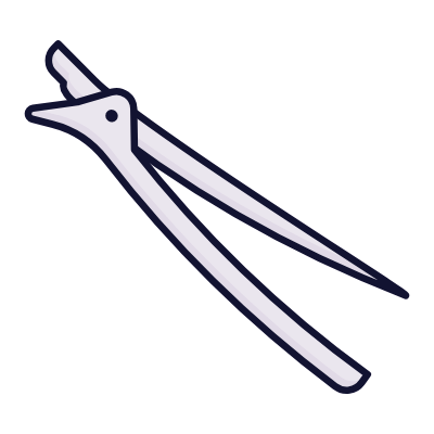 Hair clip, Animated Icon, Lineal
