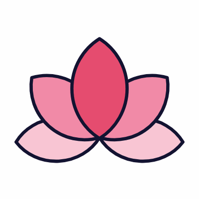 Spa flower, Animated Icon, Lineal