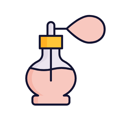 Perfume bottle, Animated Icon, Lineal