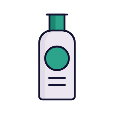 Shampoo, Animated Icon, Lineal