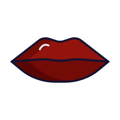 Lips, Animated Icon, Lineal