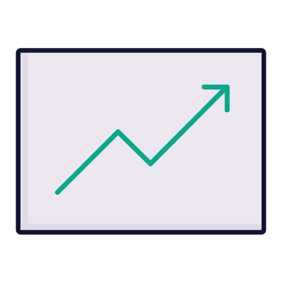 Growth, Animated Icon, Lineal