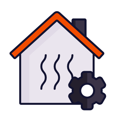 Heating, Animated Icon, Lineal