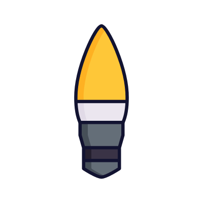 Light bulb, Animated Icon, Lineal