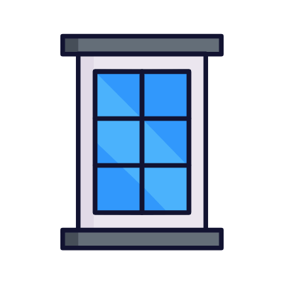 Open window, Animated Icon, Lineal