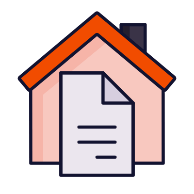 Mortgage, Animated Icon, Lineal