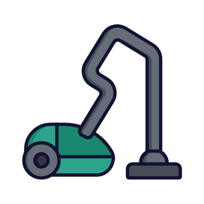 Vacuum cleaner, Animated Icon, Lineal