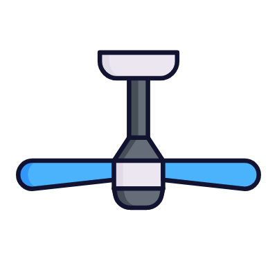 Fan, Animated Icon, Lineal