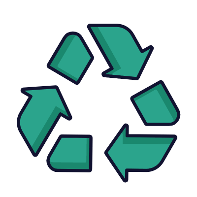 Recycling, Animated Icon, Lineal