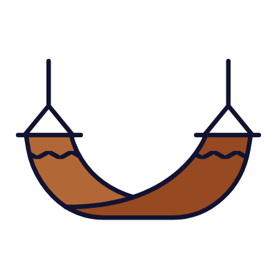 Hammock, Animated Icon, Lineal