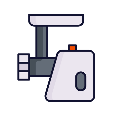 Meat grinder, Animated Icon, Lineal