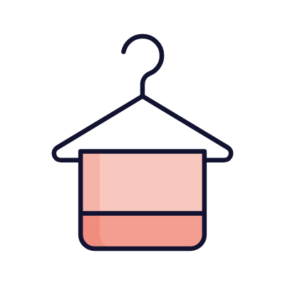 Cloakroom, Animated Icon, Lineal