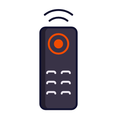 Remote control, Animated Icon, Lineal