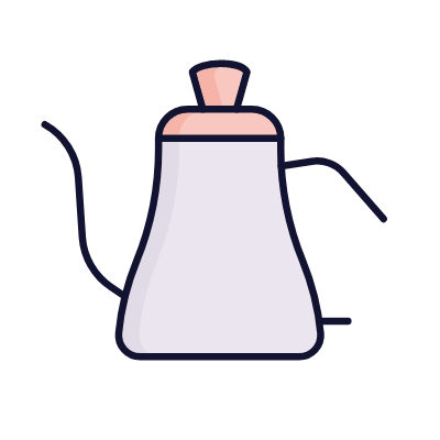 Kettle, Animated Icon, Lineal