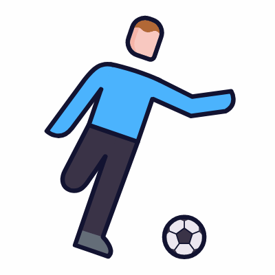 Soccer, Animated Icon, Lineal