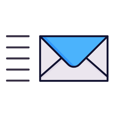 Send mail, Animated Icon, Lineal