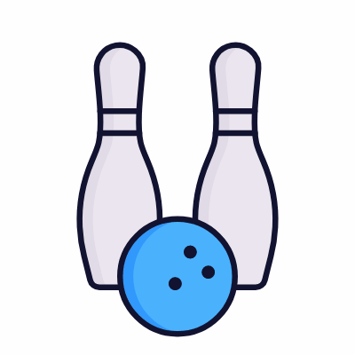 Bowling, Animated Icon, Lineal