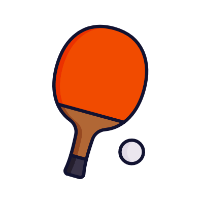 Ping pong, Animated Icon, Lineal