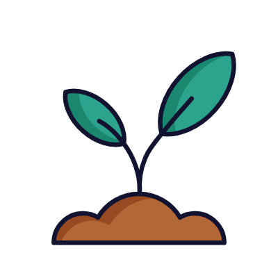 Growing plant, Animated Icon, Lineal