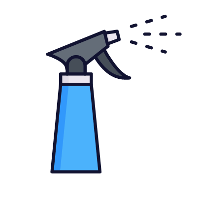 Watering sprayer, Animated Icon, Lineal