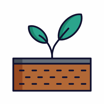 Soil, Animated Icon, Lineal
