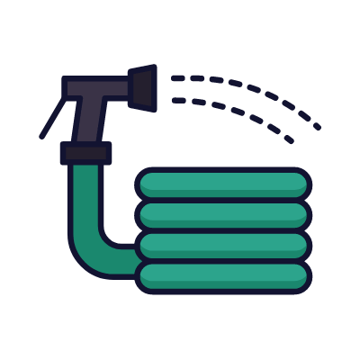 Water hose, Animated Icon, Lineal