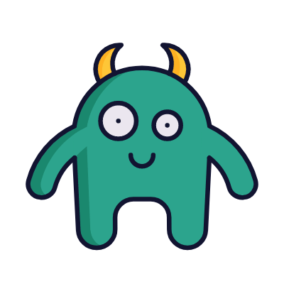 Monster, Animated Icon, Lineal