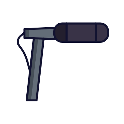 Microphone, Animated Icon, Lineal