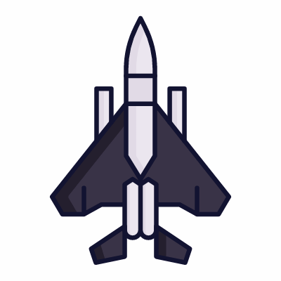 Plane, Animated Icon, Lineal