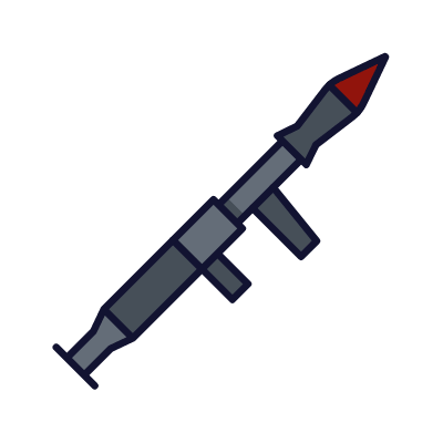 Grenade launcher, Animated Icon, Lineal