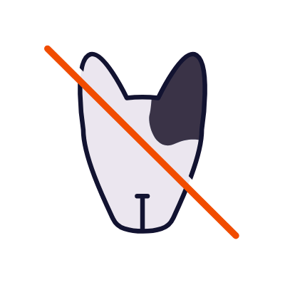 No animals, Animated Icon, Lineal