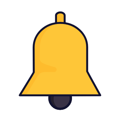 Bell notification, Animated Icon, Lineal