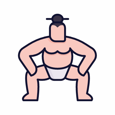Sumo, Animated Icon, Lineal