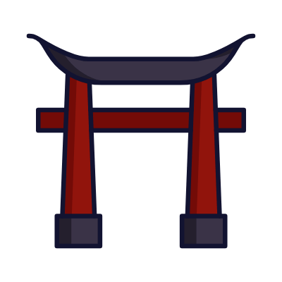 Torii, Animated Icon, Lineal