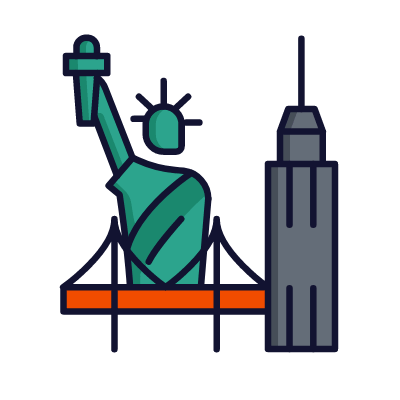 New York, Animated Icon, Lineal