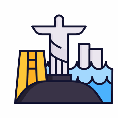 Rio de Janeiro, Animated Icon, Lineal