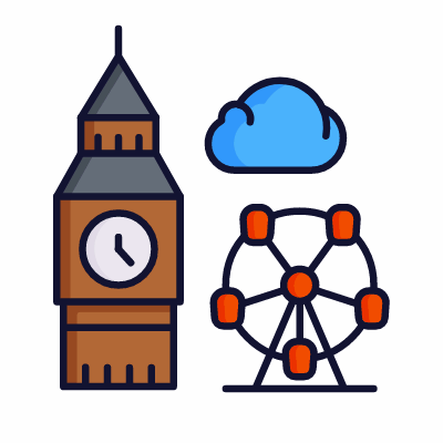 London, Animated Icon, Lineal
