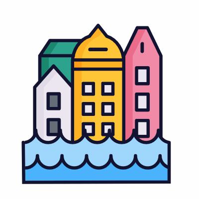 Amsterdam, Animated Icon, Lineal