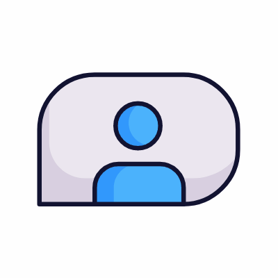 Chat user, Animated Icon, Lineal