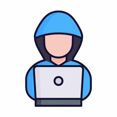 Hacking, Animated Icon, Lineal