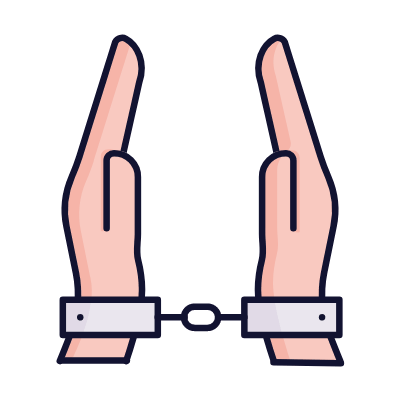 Arrest, Animated Icon, Lineal