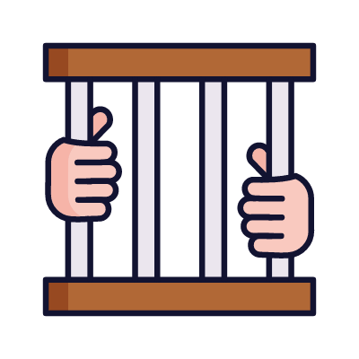 Jail, Animated Icon, Lineal