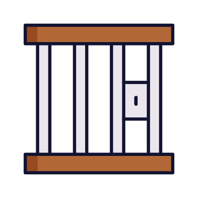 Prison, Animated Icon, Lineal