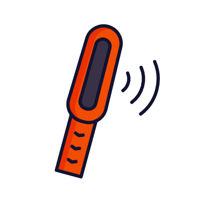 Metal detector, Animated Icon, Lineal